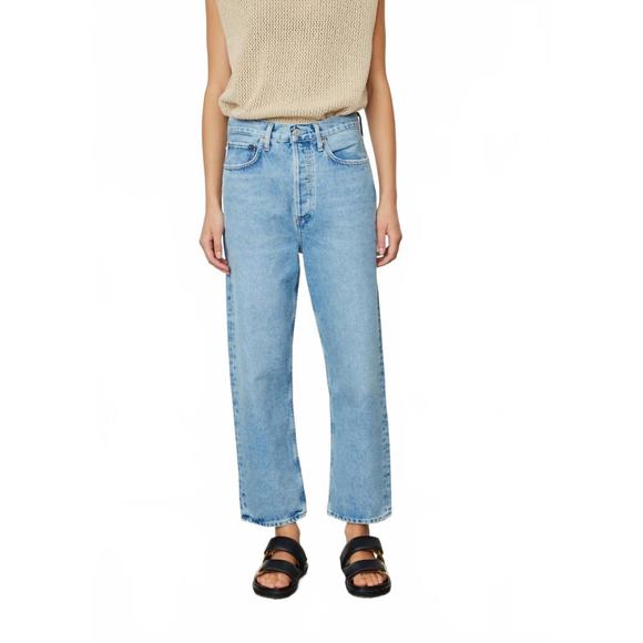 AGOLDE Denim - NEW AGOLDE 90's crop mid rise loose straight jeans in passenger